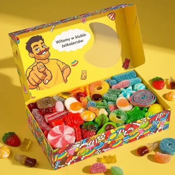 Żelkowy Box — 40 rodzajów żelków